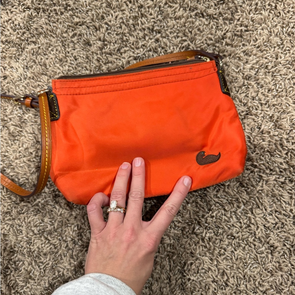 Dooney & Bourke Orange Crossbody Bag with Stylish Design